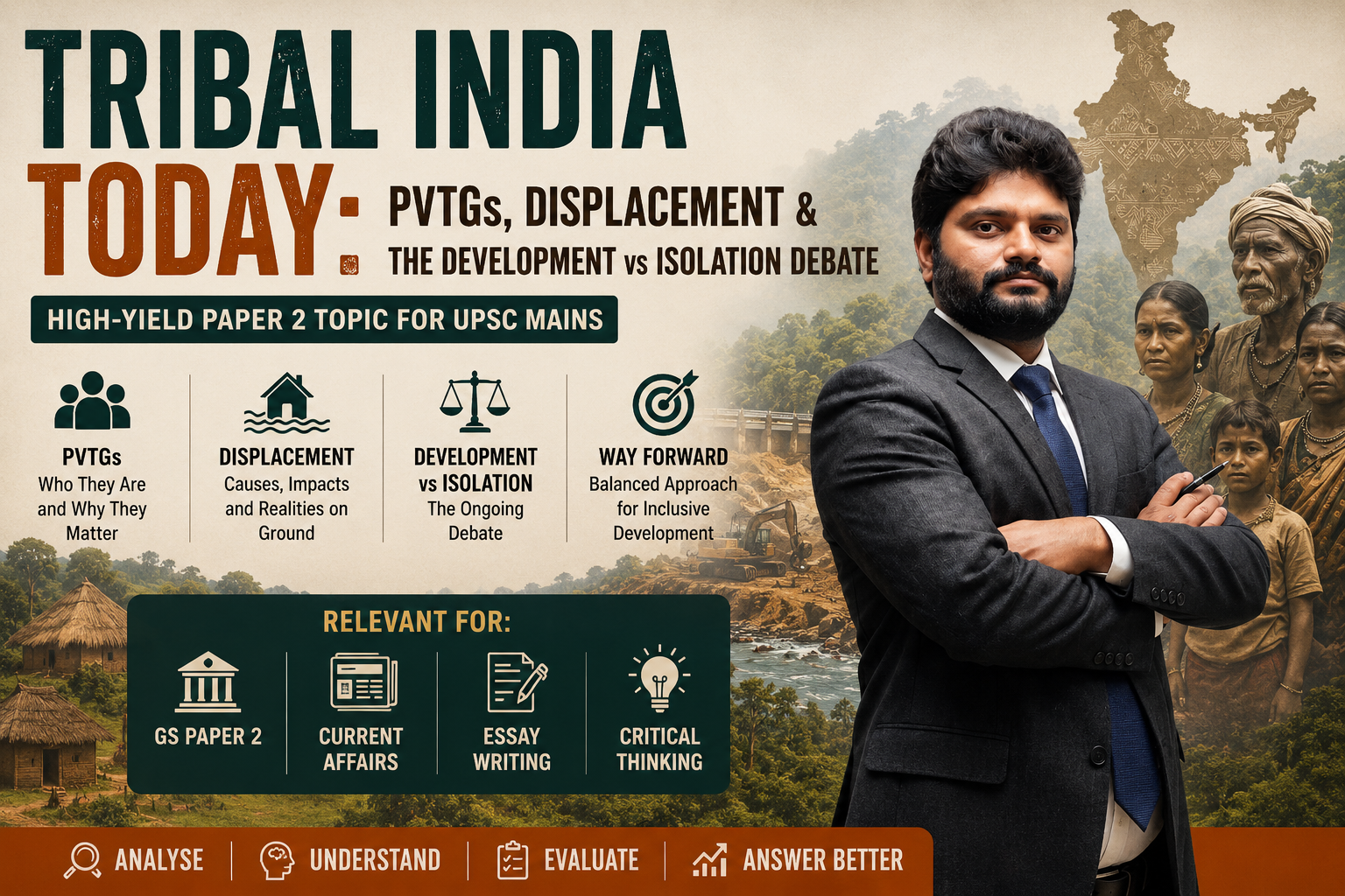 Tribal India Today: PVTGs, Displacement and Development vs Isolation Debate