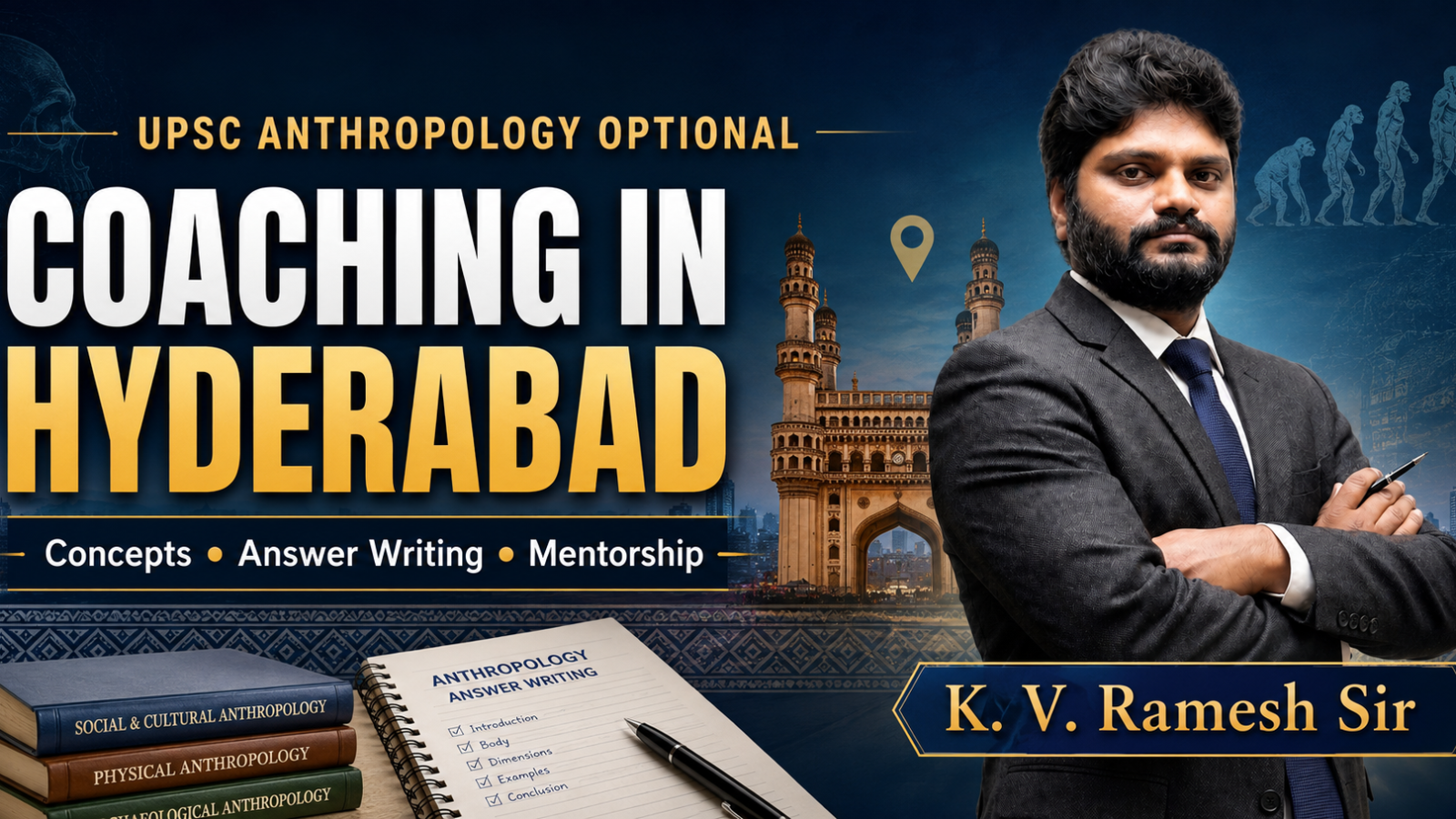 Anthropology Optional Coaching in Hyderabad by K. V. Ramesh
