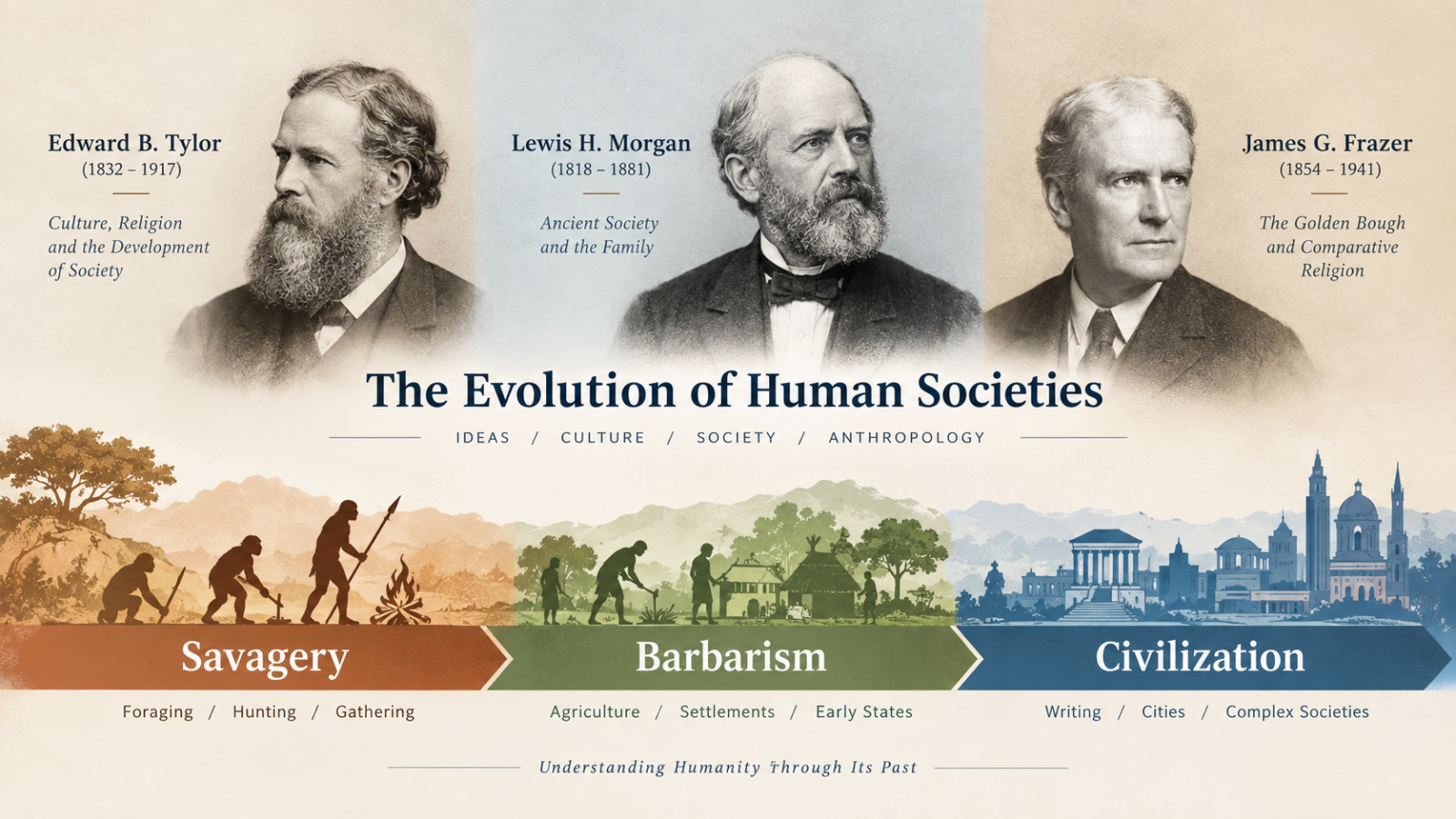 Classical Evolutionism in Anthropology- Tylor, Morgan and Frazer (UPSC Notes)