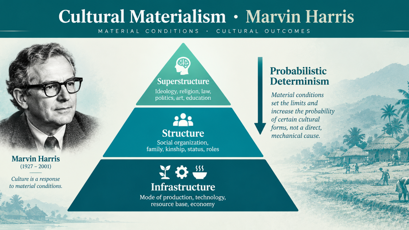 Cultural Materialism (Marvin Harris): UPSC Notes