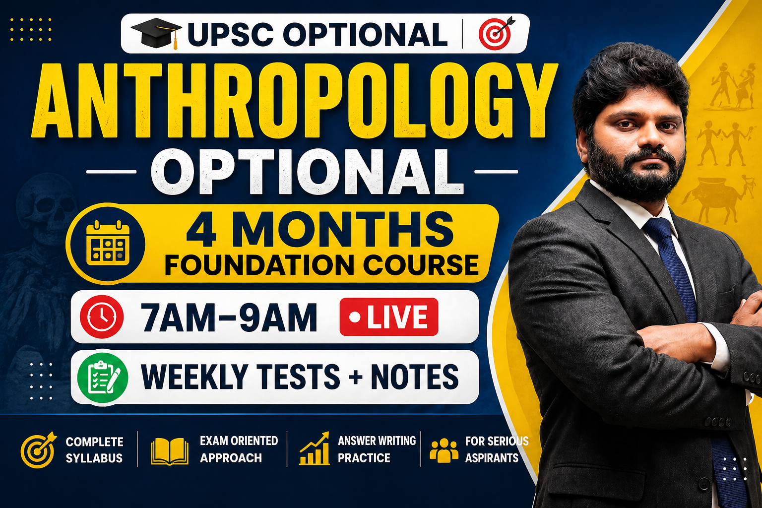 Anthropology Foundation (7AM to 9AM)